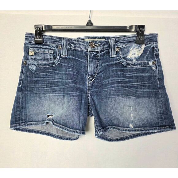 Big Star Casey Low Rise Distressed Jean Shorts 31 - Picture 1 of 7